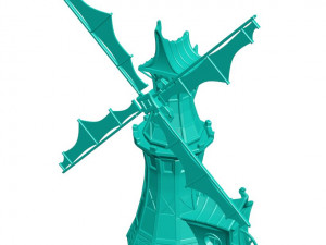 Wind mill Model Cetak 3D