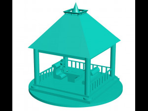 Gazebo 3D Принт Модель