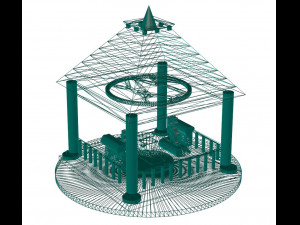 Gazebo 3D Принт Модель