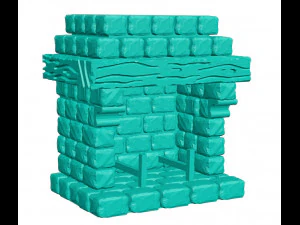 Fireplace 3D Print Model