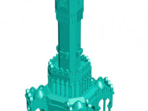 Clock Tower 3D Print Model
