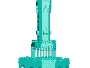 Clock Tower 3D Print Model