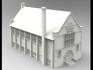 Library 3D प्रिंट मॉडल