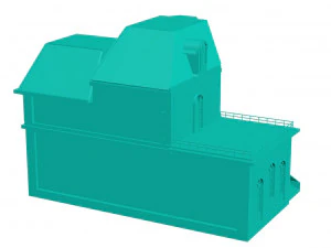 Особняк 3D Принт Модель