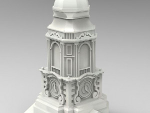 Tower Hall 3D Print Model
