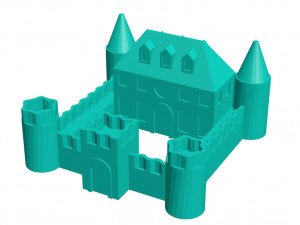 Castle 5 3D प्रिंट मॉडल