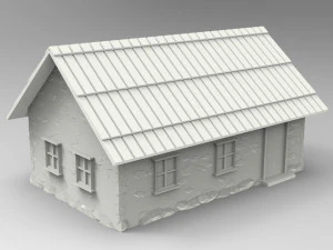 casa en miniatura Modelo de impresión 3D