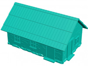Miniature house 3Dプリントモデル