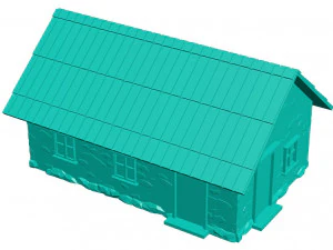 Miniature house 3D Print Model