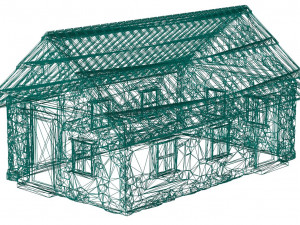 Miniature house 3Dプリントモデル