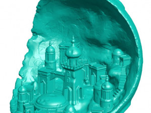 Moon town 3D 打印模型