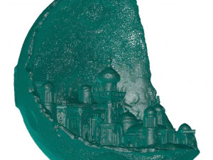 Moon town 3D Print Model