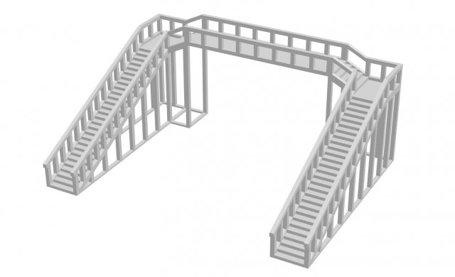 Passerelle 3D 模型 .c4d .max .obj .3ds .fbx .stl .blend 