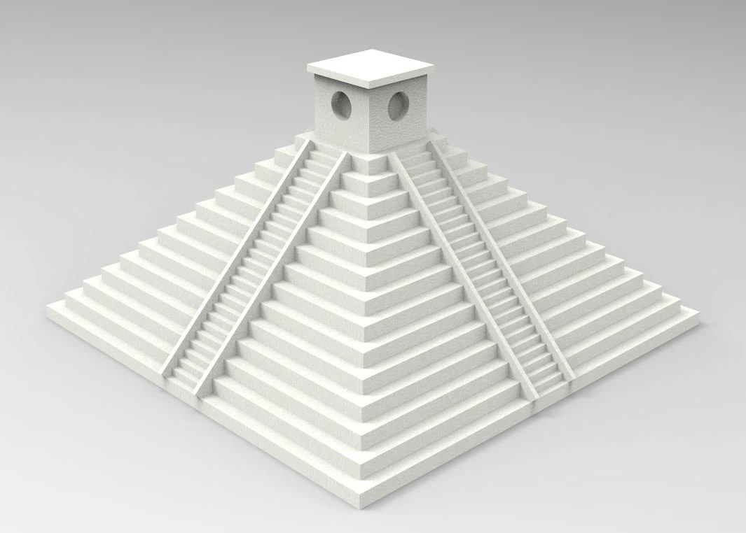 Pyramid 3D Model .c4d .max .obj .3ds .fbx .stl .blend 