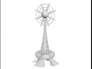 Radio tower 3D Model