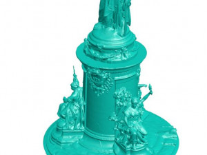 Statue Republique 3D Model