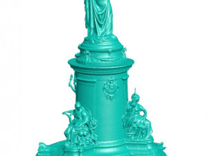 Statue Republique 3D Model