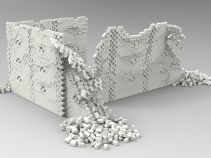 Ruined house 3D Model