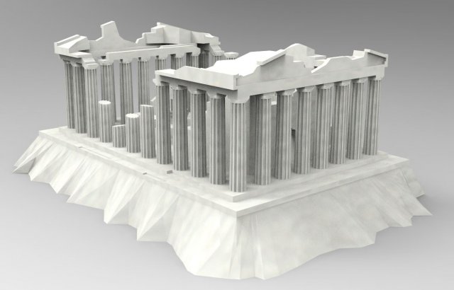 Ruins Modelo 3D .c4d .max .obj .3ds .fbx .stl .blend