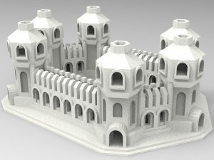Tower Castle 3Dモデル
