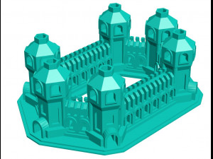 Tower Castle 3D Modell