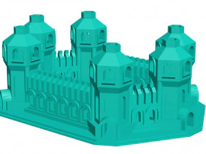 Tower Castle 3D Model