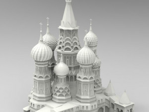 Basils Cathedral Model 3D