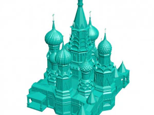 Catedral de Bas&iacute;lio Modelo 3D