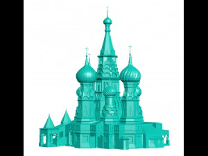 Catedral de Bas&iacute;lio Modelo 3D