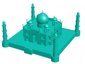 Taj Mahal 3D Model