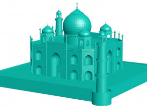 Taj Mahal 3D Model