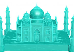 Taj Mahal 3D Model