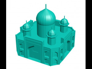 Taj Mahal 2 Modelo 3D