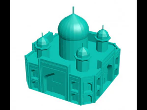 Taj Mahal 2 3D Model