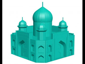 Taj Mahal 2 3D Model