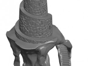 Tower-twisted 3D Model