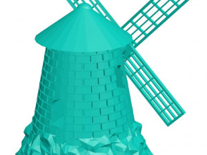 Windmill 3D Model