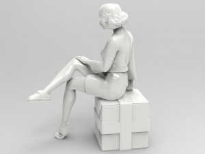 Female Character F02 3D मॉडल