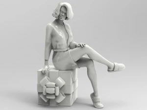 Female Character F02 3D Model