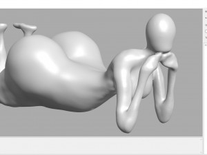 Female Character nude F03 Modelo 3D