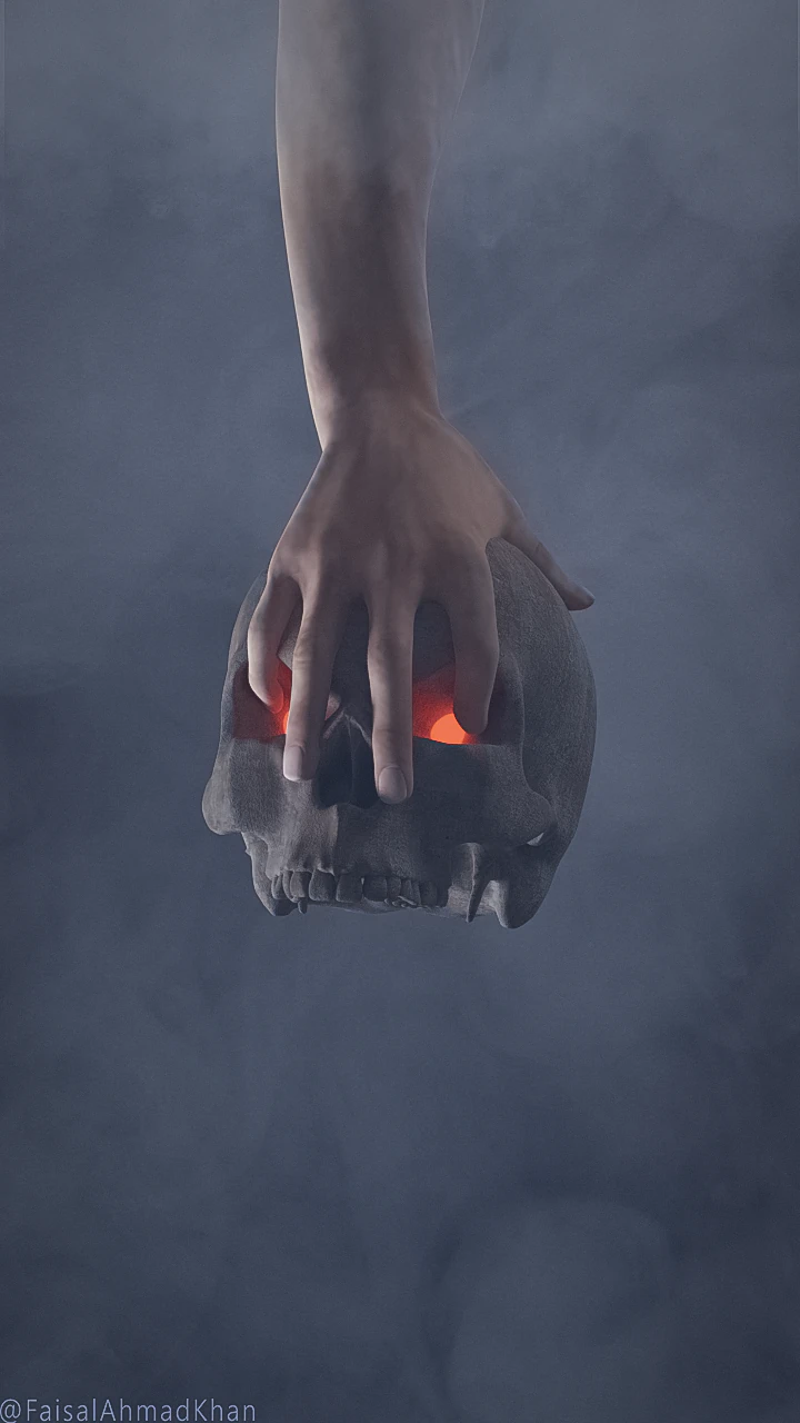 Mysterious glowing skull 3D Model .c4d .max .obj .3ds .fbx .stl .blend 