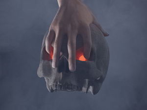 Mysterious glowing skull 3Dモデル
