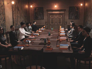 Зал собраний 3D Модель