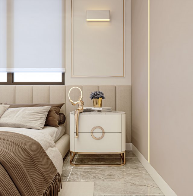 Master Bedroom 3D 模型 .c4d .max .obj .3ds .fbx .stl .blend