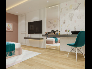 Girls Bedroom 3D 模型