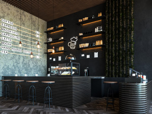 Coffee-Shop Modelo 3D