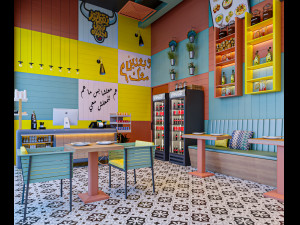 Coffee-Restaurant Modelo 3D