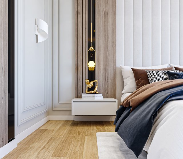 Master Bedroom 3Dモデル .c4d .max .obj .3ds .fbx .stl .blend 