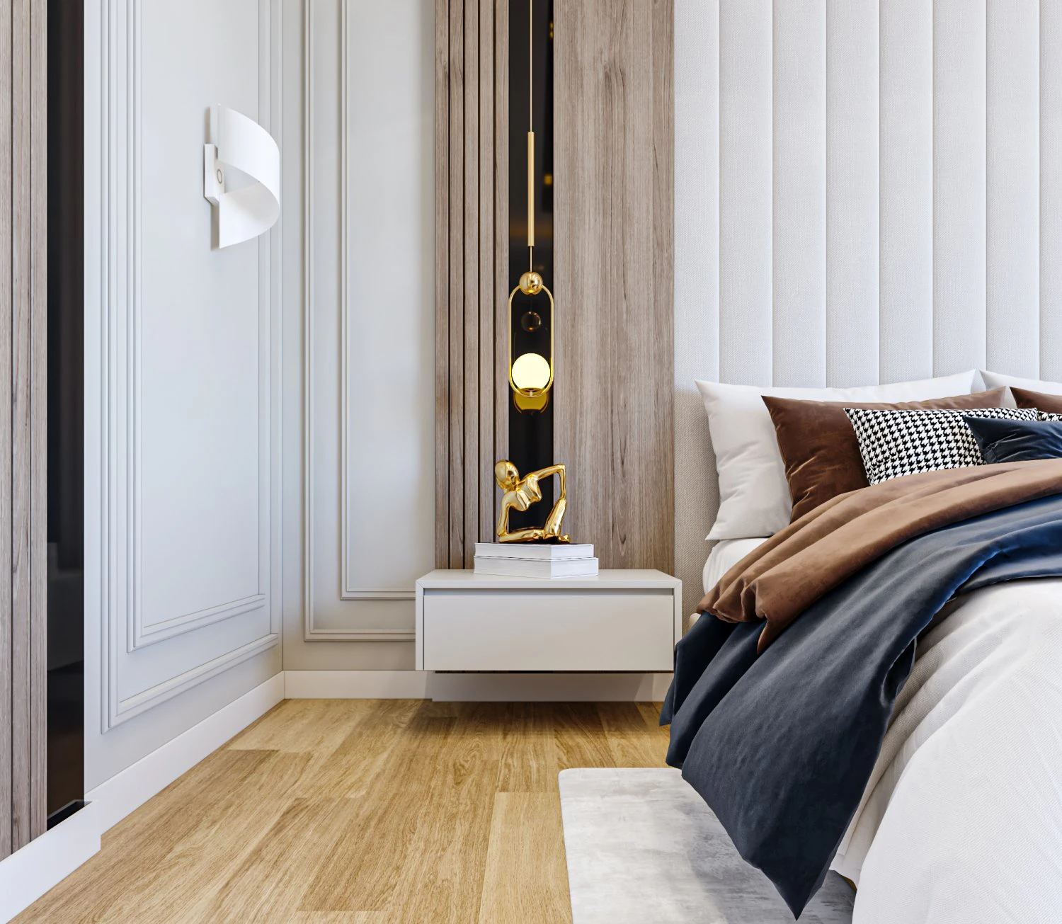 Master Bedroom 3D Model .c4d .max .obj .3ds .fbx .stl .blend 