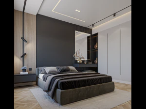 마스터 베드룸 3D 모델